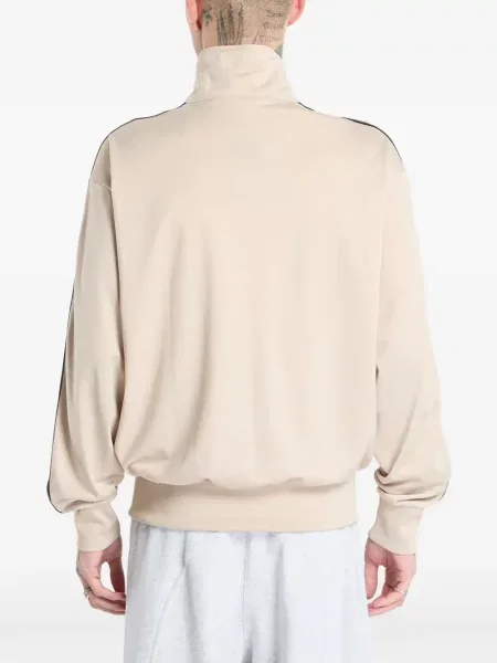 Krótka graficzny koszulka Adidas Campus z perforacją szara