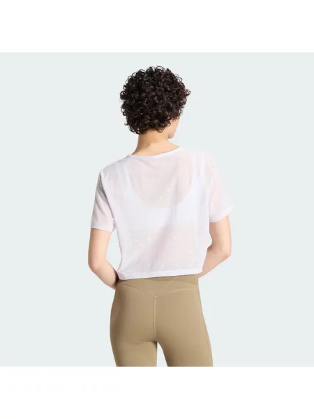 Tréninkové tričko PrimeLift Essentials Boxy Mesh fialové