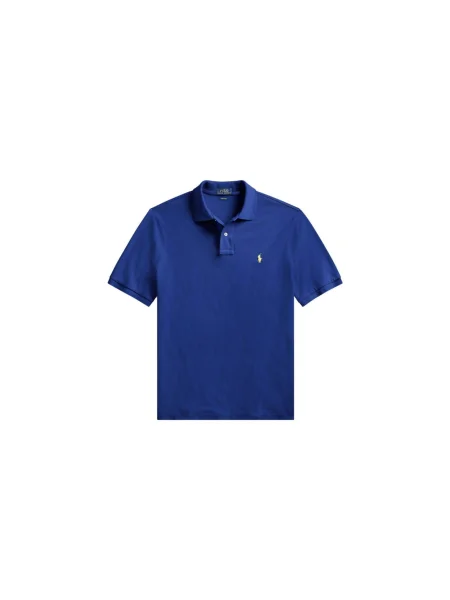 Tricou polo Polo Ralph Lauren cu broderie albastru
