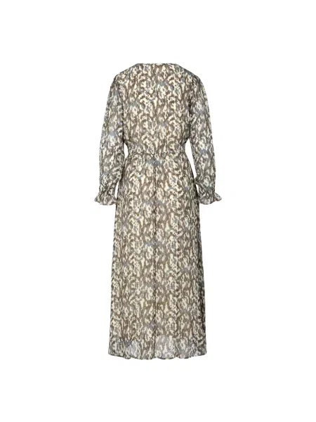 Coster Copenhagen Rochie Long azur / cappuccino maro