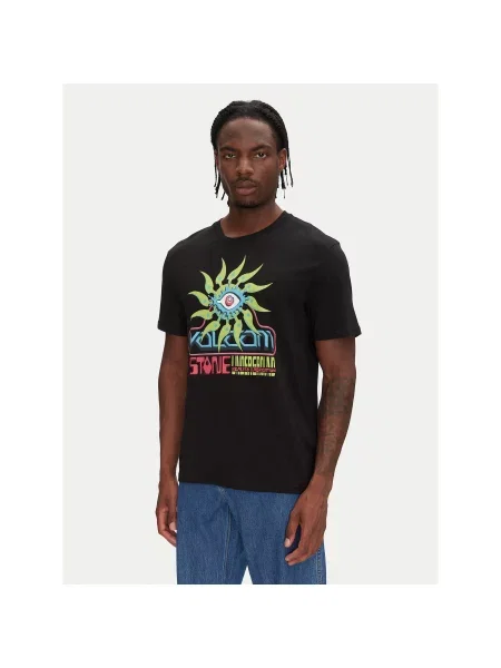 Volcom Majica Realityfab Loose Fit črna