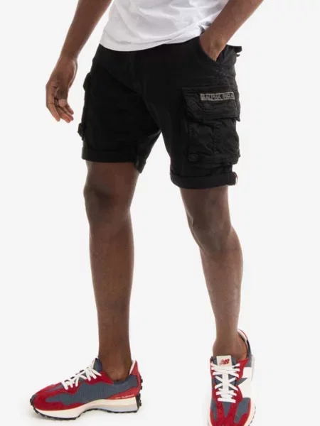 Kratke hlače Alpha Industries crna
