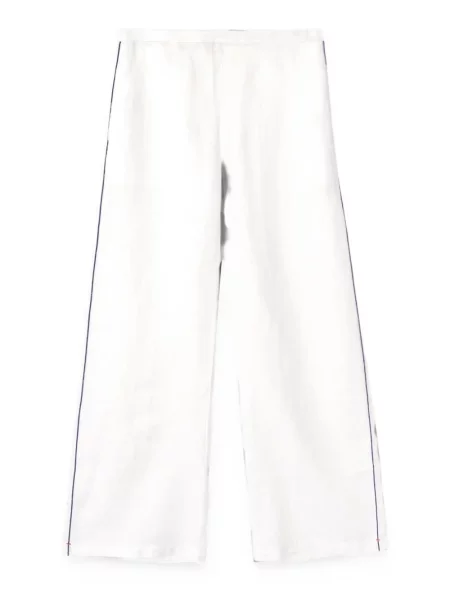 Pantaloni Xirena de in cu dungi alb