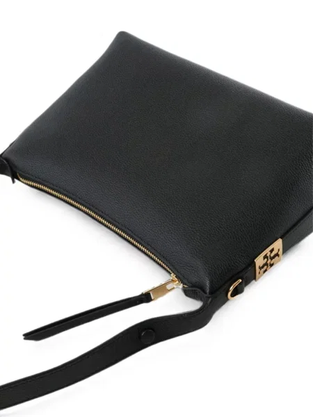Geantă Tory Burch din piele cu autograf negru