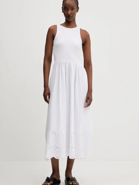 Obleka Desigual DIJON bela