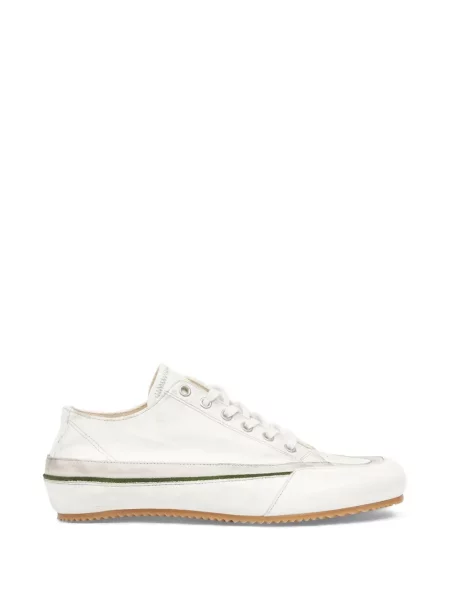 Sneakerși Maison Margiela cu șireturi din dantelă alb