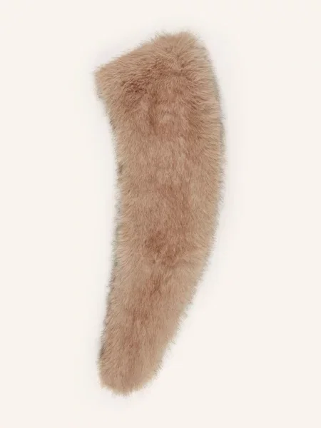 Reiss Kołnierz Ze Sztucznego Futra Flora beige beżowe