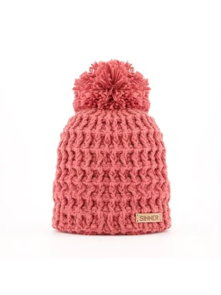 Czapka SINNER Nordic II Beanie unisex czerwona