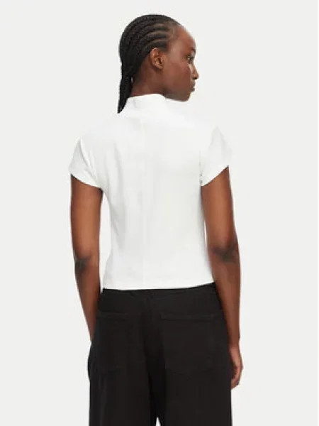 Calvin Klein Jeans Krojové nohavice biela