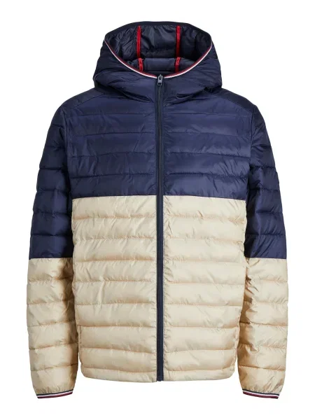 JACK & JONES Geacă de primăvară-toamnă ADAM bleumarin / bej