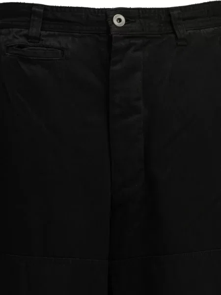 Pantaloni A.presse cu model herringbone negru