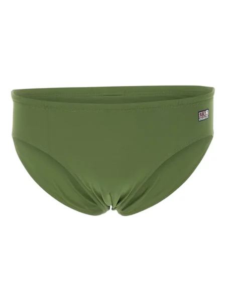 Kupaće gaće Mc2 Saint Barth s autogramom zelena