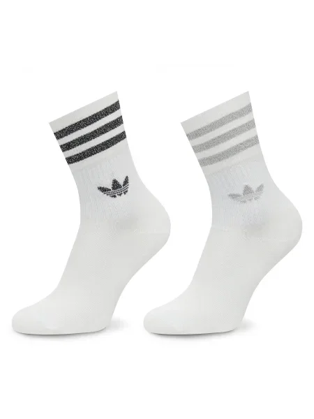 Șosete Adidas lungi alb