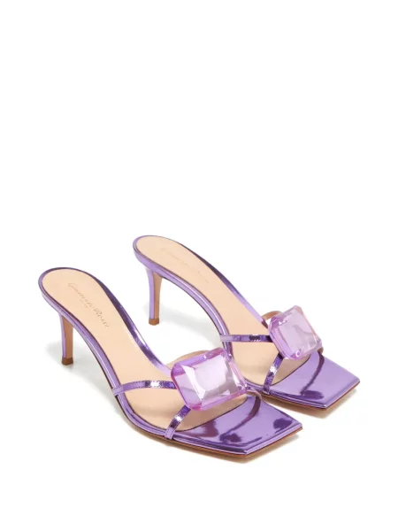 Sandale Gianvito Rossi de cristal violet