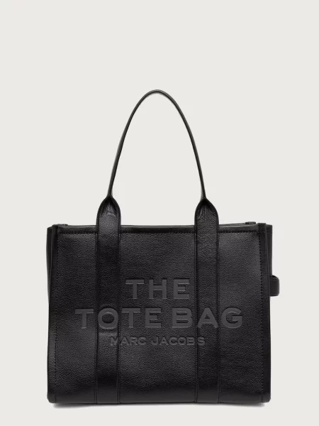 Geantă shopper Marc Jacobs din piele negru