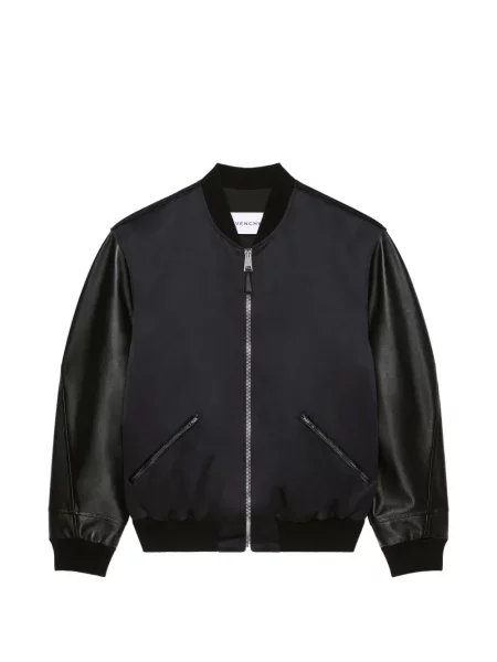 Geanta de piele Givenchy cu broderie negru