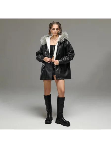 Пальто Cropp черное