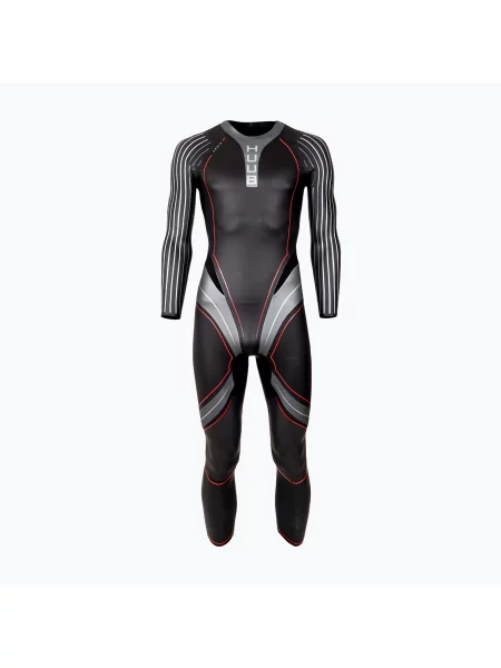Мъжки неопренов костюм за триатлон HUUB Aegis XV black/red черно