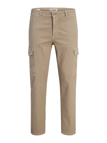 JACK & JONES Kargo hlače JPSTACE ARTHUR svetlo rjava