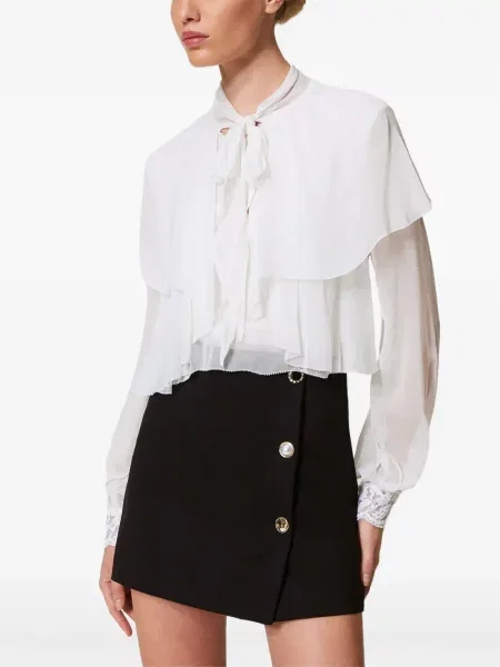 Мини рокля Twinset черно