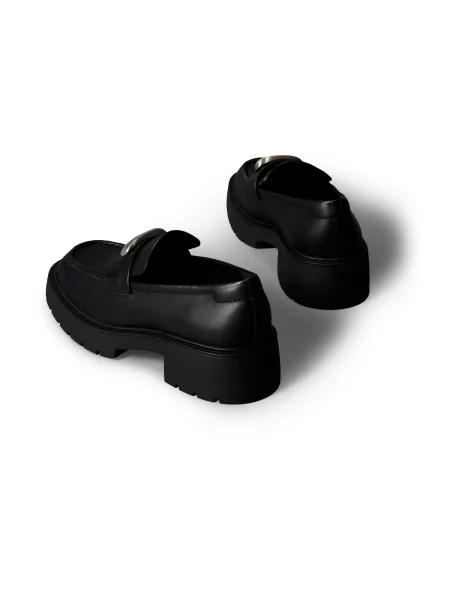 Čevlji brez vezalk Calvin Klein Chunky Loafer Lth Hw črna