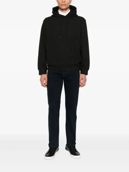 Blugi Emporio Armani cu autograf albastru