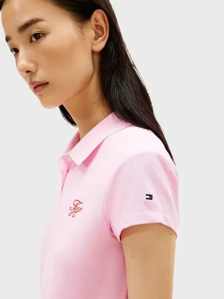 Поло Tommy Hilfiger розовое