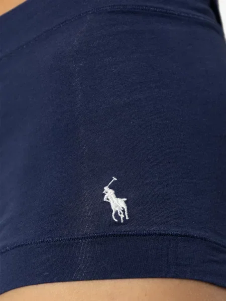 Prugasti top Polo Ralph Lauren s autogramom crna