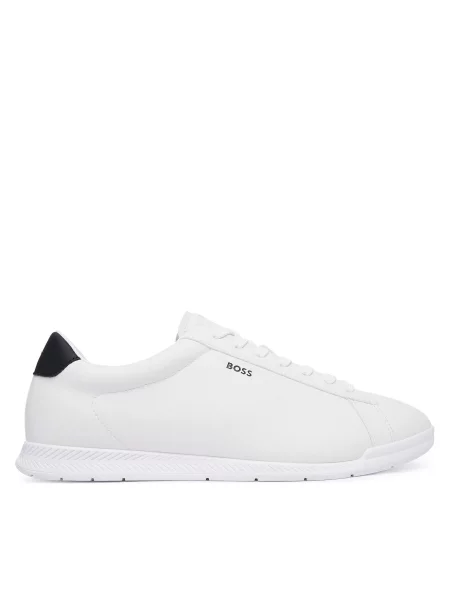 Sneakers BOSS Nitan Bej alb