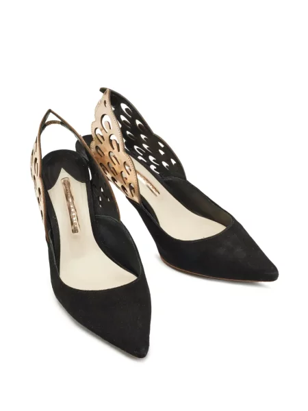 Pantofi cu toc Sophia Webster slingback negru