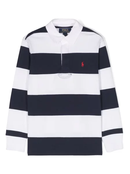 Koszulka polo dziecięca Polo Ralph Lauren biała