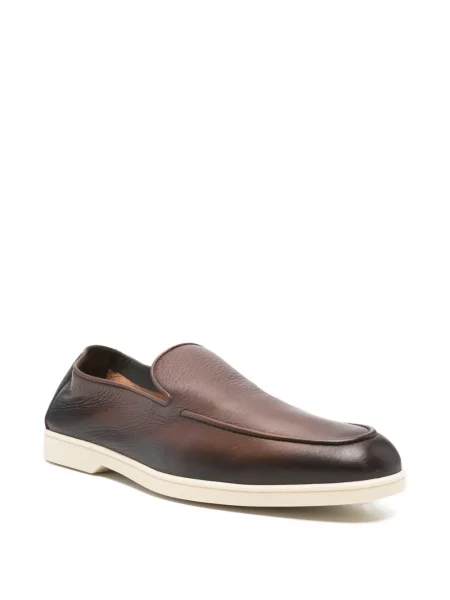 Pantofi loafer Doucal's din piele maro