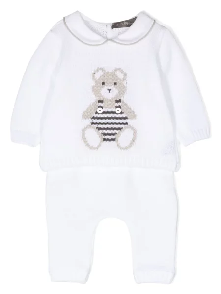 Spodnie dziecięce Little Bear białe
