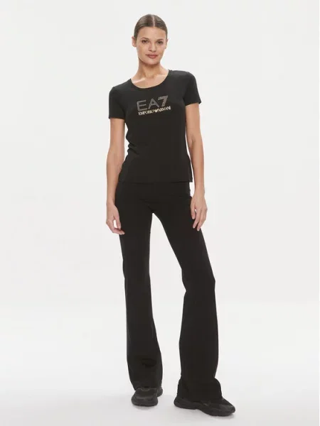 Emporio Armani Футболка TJDQZ Skinny Fit чорний