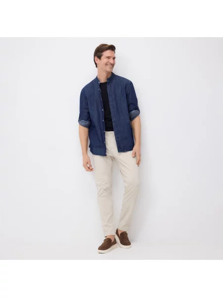 Reserved Kalhoty chino slim fit tělová