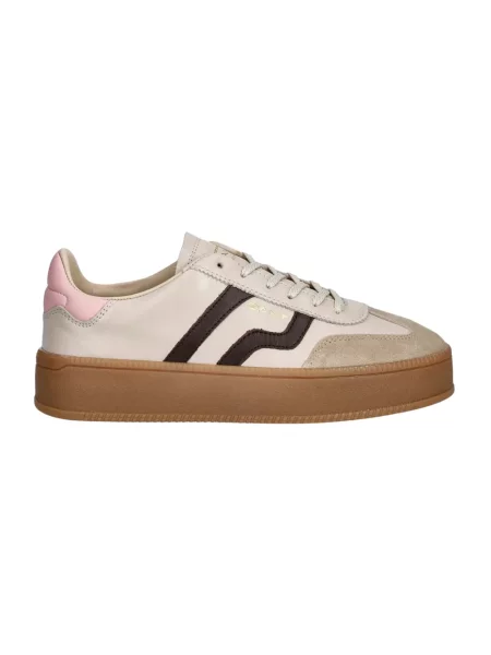 Sneakersy Gant skórzane beżowe