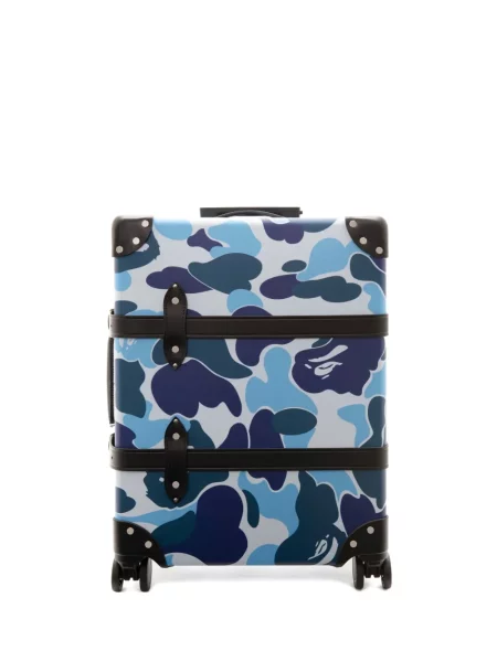 Valiză A Bathing Ape® cu model camuflaj albastru