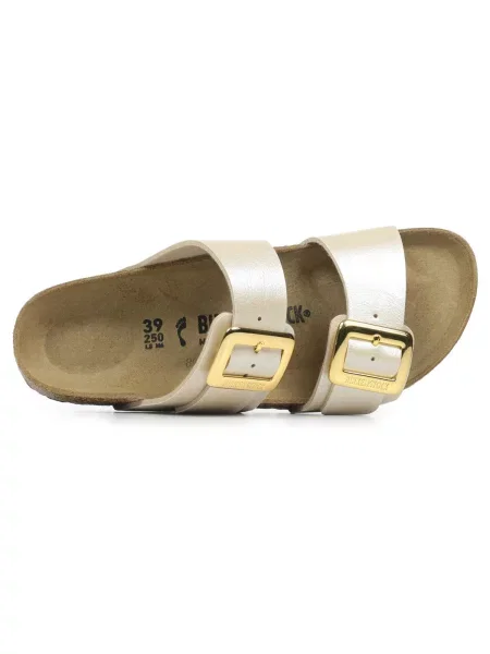Sandály Birkenstock s přezkou bílé