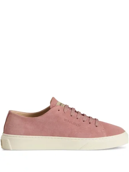 Sneakerși Woolrich din piele roz