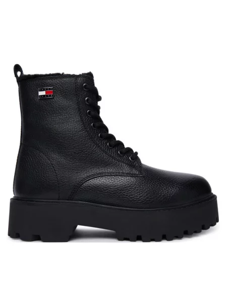 Tommy Jeans Auliniai batai Tjw Platform Boots Wl juoda