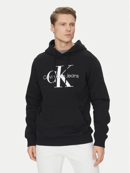 Calvin Klein Jeans hanorac de negru