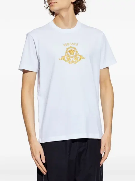 Tricou Versace cu imagine alb