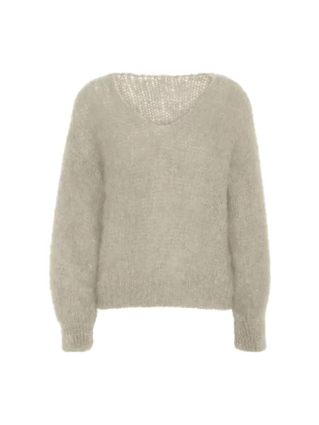 Dzianinowy sweter American Dreams beżowy