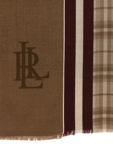 Boxeri Polo Ralph Lauren plisat cu broderie din piele gri