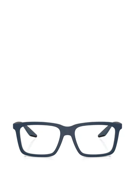Ochelari de soare dreptunghiulari Prada Linea Rossa albastru