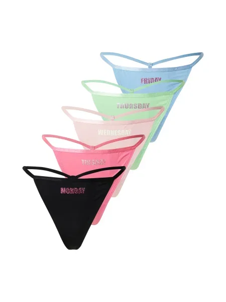 Juicy Couture Set tanga gaćica﻿ Šarena crna