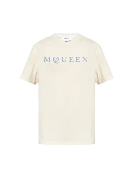 Koszulka Alexander Mcqueen beżowa