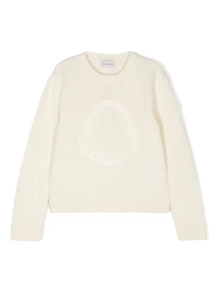 Sweter dziecięcy Moncler Enfant biały