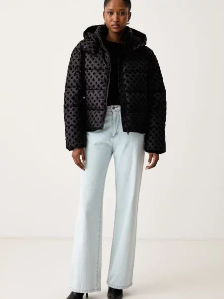 Guess Geacă de iarnă negru