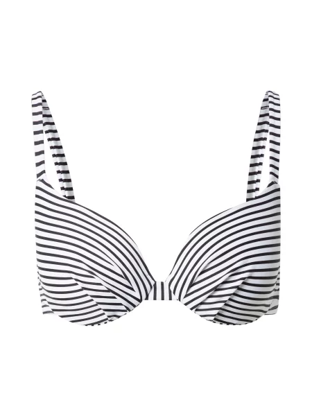 NATURANA Sutien costum de baie negru alb